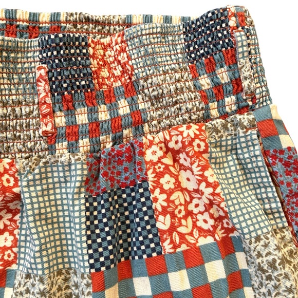 Lucy & Yak Patchwork Pull-On Shorts Size 2X - Picture 2 of 7